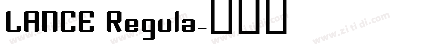 LANCE Regula字体转换